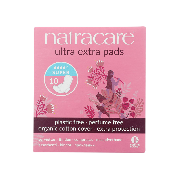 Natracare Ultra Extra Pads Wings - Super--Hello-Charlie