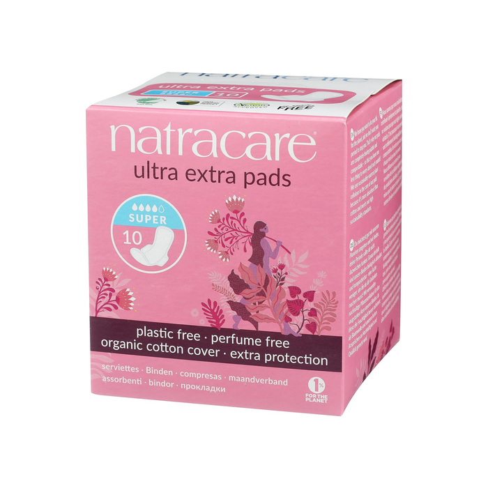 Natracare Ultra Extra Pads Wings - Super--Hello-Charlie