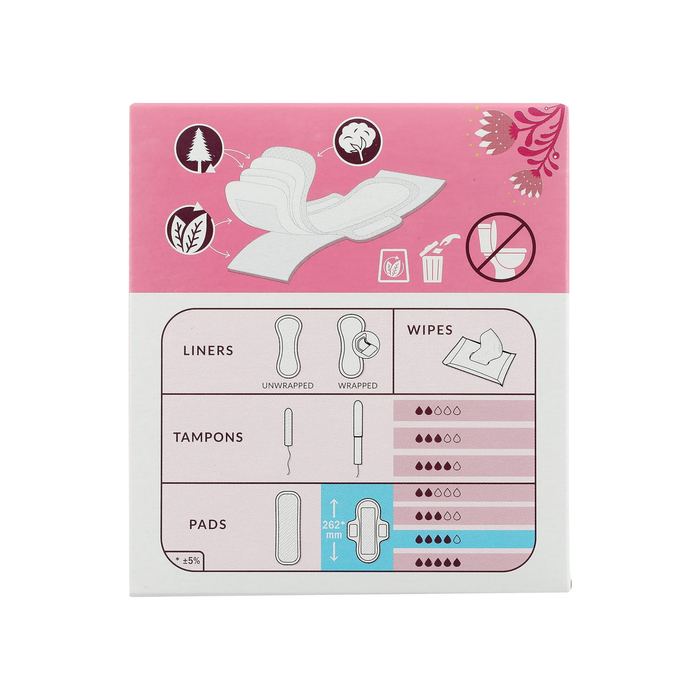 Natracare Ultra Extra Pads Wings - Super--Hello-Charlie