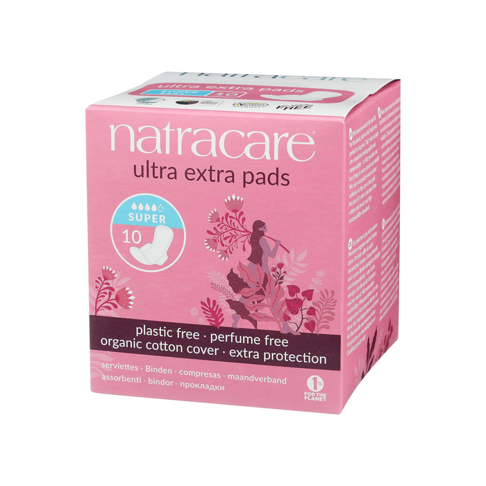 Natracare Ultra Extra Pads Wings - Super - Hello Charlie