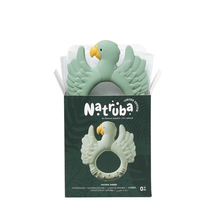 Natruba Natural Rubber Teether - Animal-Hello-Charlie
