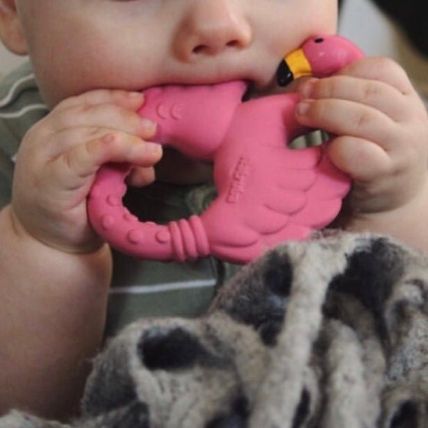 Natruba Natural Rubber Teether - Animal - Hello Charlie