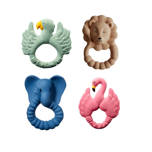 Natruba Natural Rubber Teether - Animal - Hello Charlie