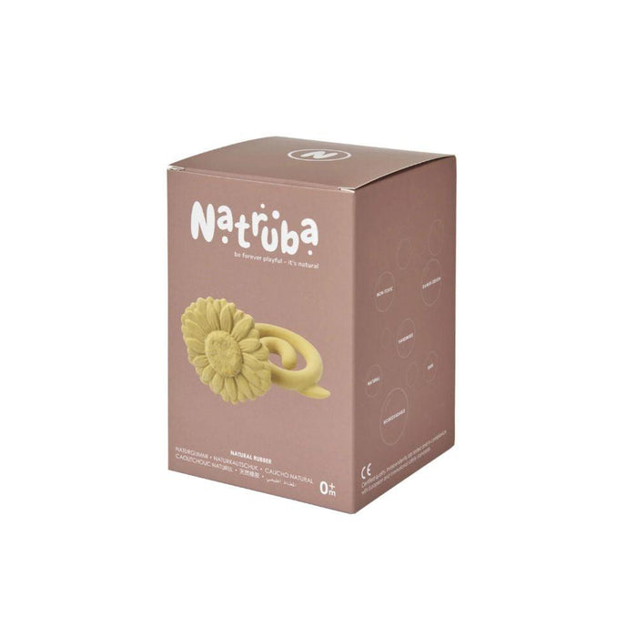 Natruba Natural Rubber Teether - Flower-Hello-Charlie