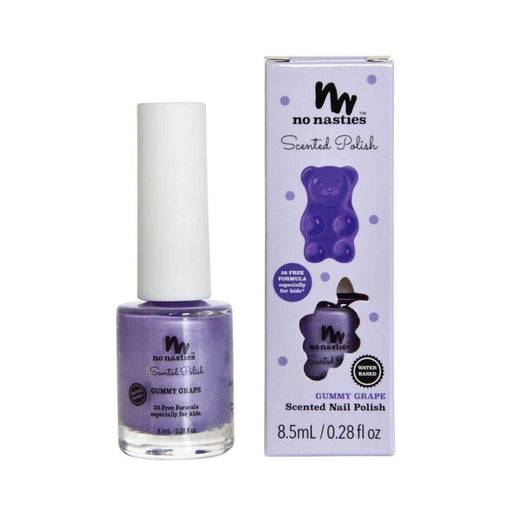 No Nasties Kids Naturally Scented Nail Polish-Gummy Grape - Purple-Hello-Charlie