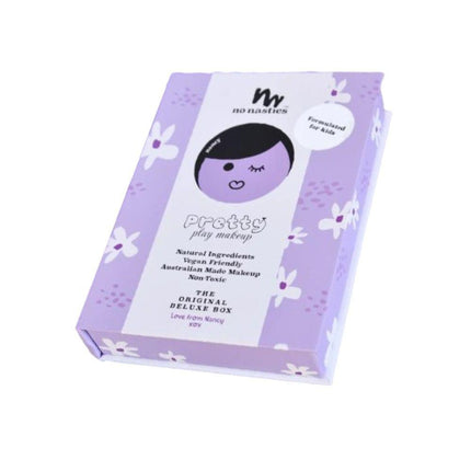 No Nasties Nancy Deluxe Purple Pressed Powder Kids Play Makeup Box-No Nasties Makeup-Hello Charlie