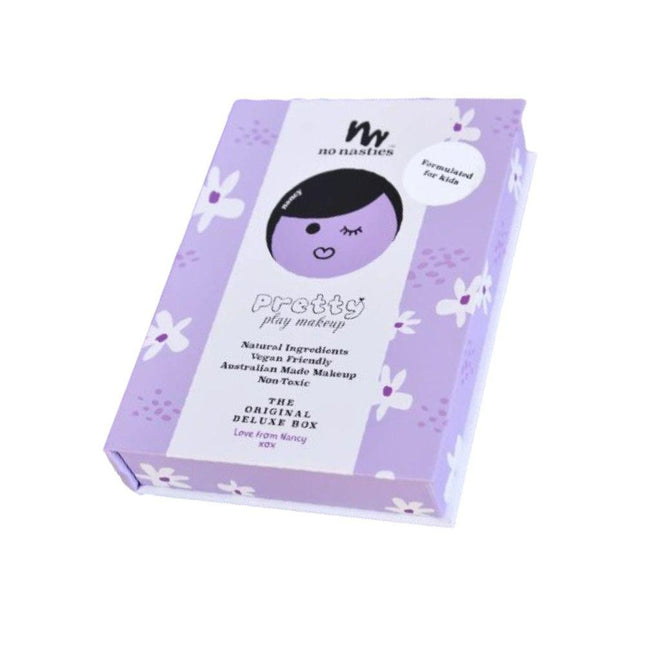 No Nasties Nancy Deluxe Purple Pressed Powder Kids Play Makeup Box-No Nasties Makeup-Hello Charlie