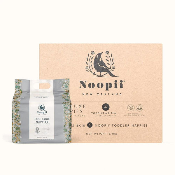 Noopii Eco Luxe Nappies Size 4 - Toddler Pack--Hello-Charlie