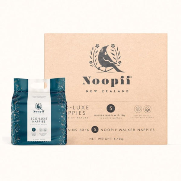 Noopii Eco Luxe Nappies Size 5 - Walker Pack--Hello-Charlie