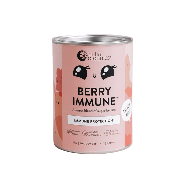 Nutra Organics Berry Kids Immune Support Powder Blend 125g - Hello Charlie