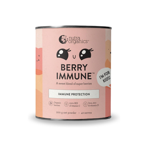 Nutra Organics Berry Kids Immune Support Powder Blend 200g-Hello-Charlie