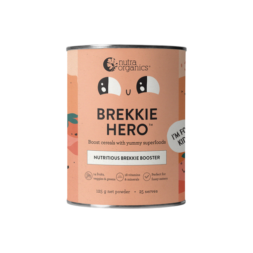 Nutra Organics Brekkie Hero Nutritional Supplement Powder 125g-Hello-Charlie