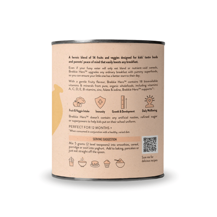 Nutra Organics Brekkie Hero Nutritional Supplement Powder 200g - Hello Charlie