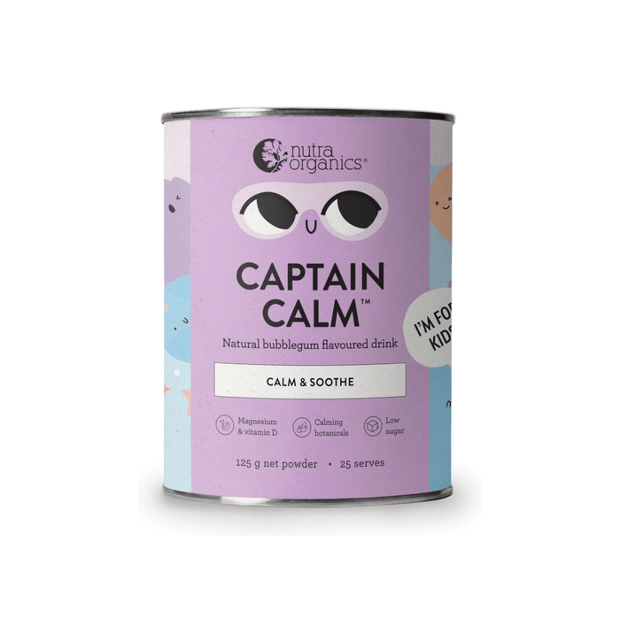 Nutra Organics Captain Calm Bubblegum Flavoured Drink 125g - Hello Charlie