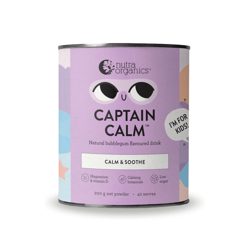 Nutra Organics Captain Calm Bubblegum Flavoured Drink 200g - Hello Charlie