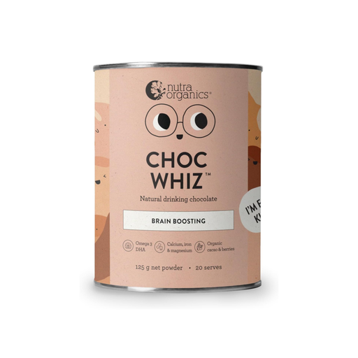 Nutra Organics Choc Whiz Organic Chocolate Drink 125g-Hello-Charlie