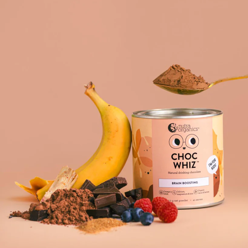 Nutra Organics Choc Whiz Organic Chocolate Drink 250g-Hello-Charlie