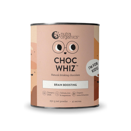 Nutra Organics Choc Whiz Organic Chocolate Drink 250g-Hello-Charlie