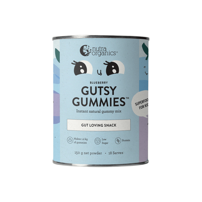 Nutra Organics Gutsy Kids Gummies Blueberry 150g - Hello Charlie