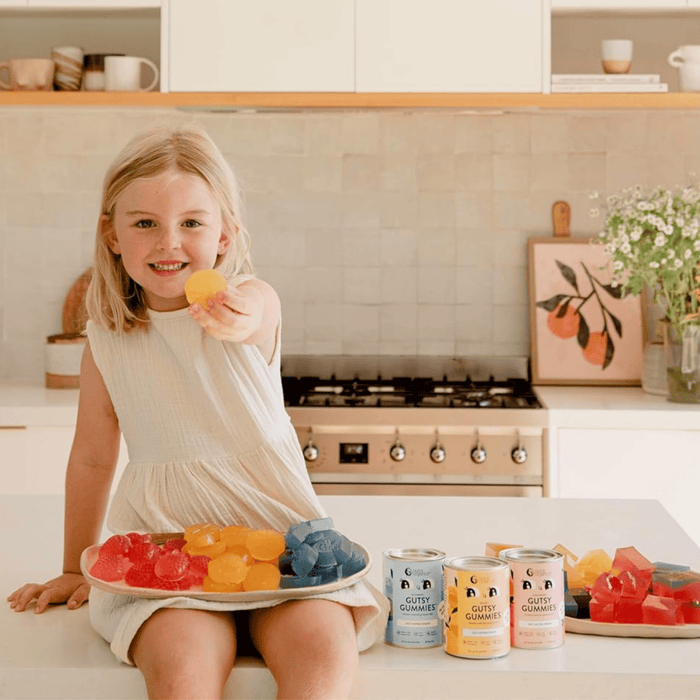 Nutra Organics Gutsy Kids Gummies Mango 150g - Hello Charlie