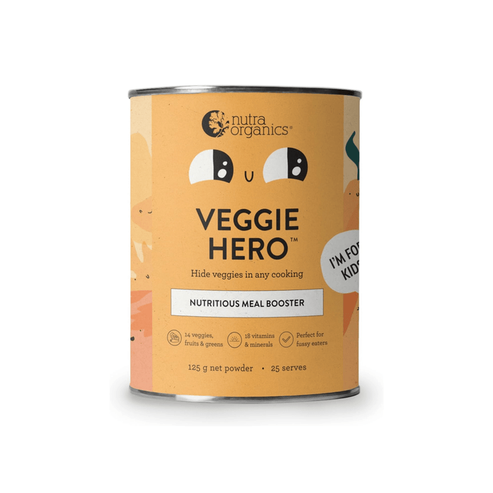 Nutra Organics Veggie Hero Nutritional Supplement Powder 125g - Hello Charlie