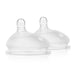 Olababy GentleBottle Silicone Replacement Teat - 2 Pack-Slow Flow-Hello-Charlie