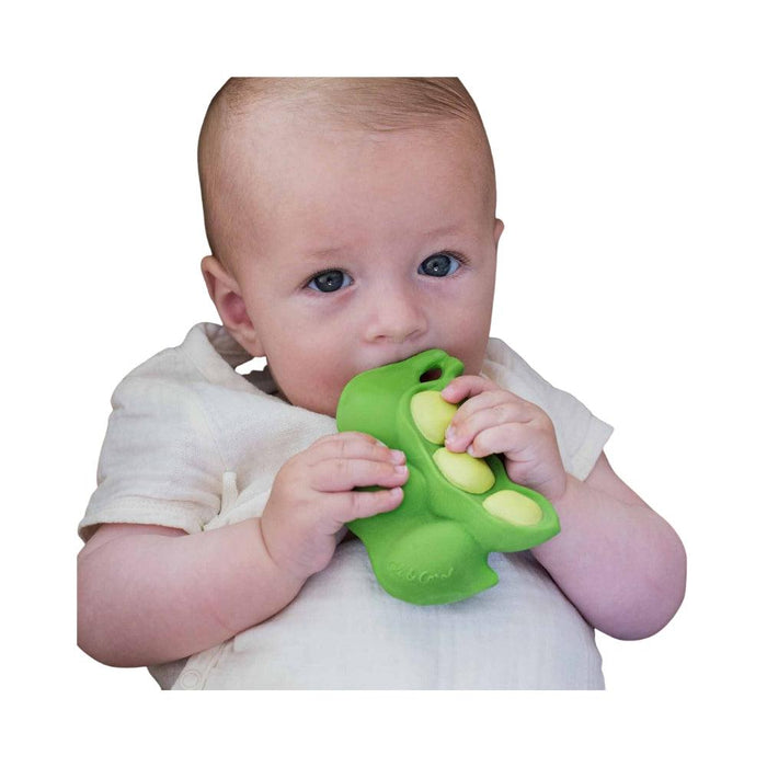 Oli & Carol Natural Rubber Teether - Keiko the Edamame - Hello Charlie