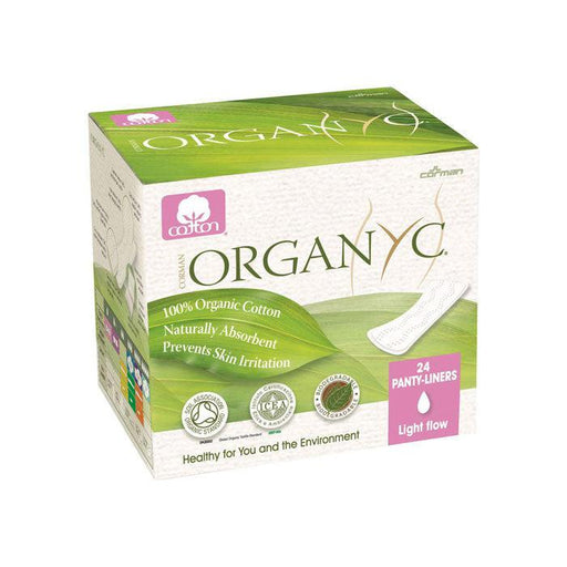 Organyc Ultra Thin Panty Liners - Light - Hello Charlie