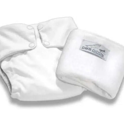 Pea Pods One Size Nappies-Pea Pods-White-Hello Charlie