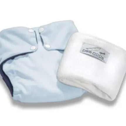 Pea Pods One Size Nappies-Pea Pods-Aqua Blue-Hello Charlie