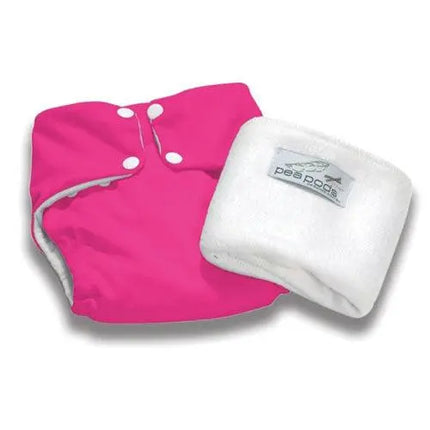 Pea Pods One Size Nappies-Pea Pods-Hot Pink-Hello Charlie