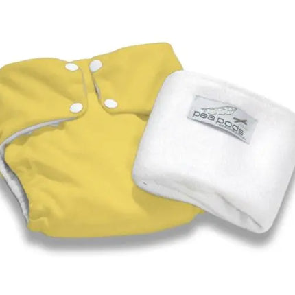 Pea Pods One Size Nappies-Pea Pods-Vibrant Yellow-Hello Charlie