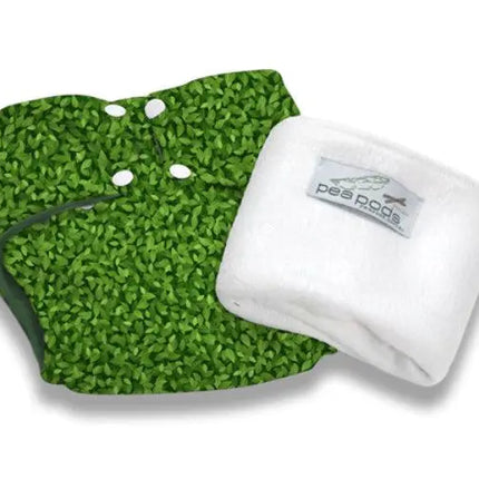 Pea Pods One Size Nappies-Pea Pods-Green Leaves-Hello Charlie