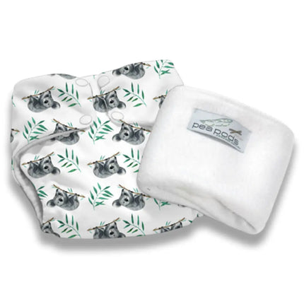 Pea Pods One Size Nappies-Pea Pods-Sleepy Koala-Hello Charlie