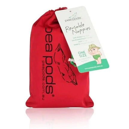 Pea Pods One Size Nappies-Pea Pods-Aqua Blue-Hello Charlie
