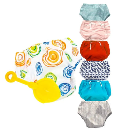 Pea Pods Reusable Swim Nappies-Pea Pods-Aqua-Small-Hello Charlie
