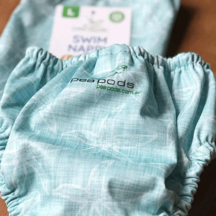 Pea Pods Reusable Swim Nappies-Pea Pods-Aqua-Small-Hello Charlie