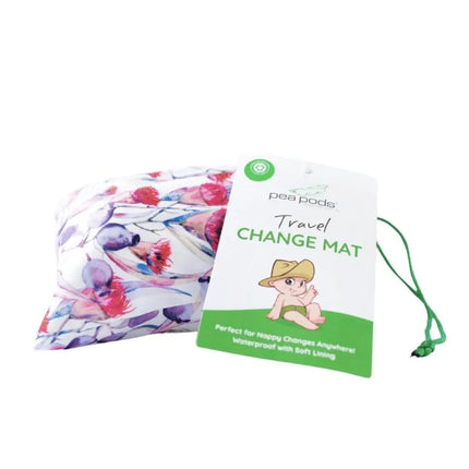 Pea Pods Travel Change Mat-Pea Pods-Gumnuts Recycled-Hello Charlie