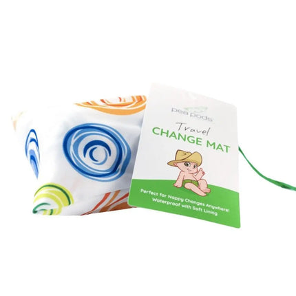 Pea Pods Travel Change Mat-Pea Pods-Swirl-Hello Charlie