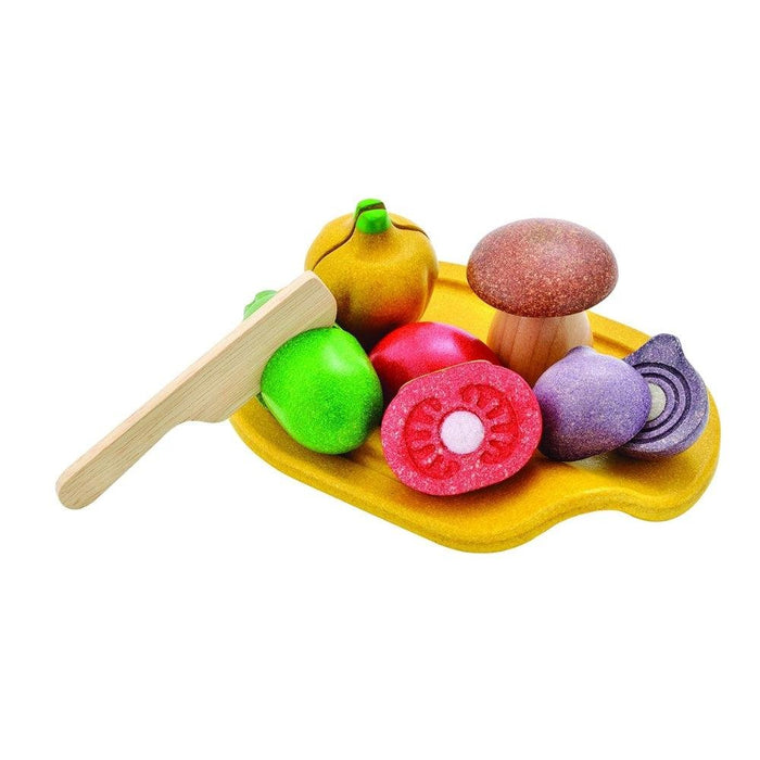 Plan Toys Assorted Wooden Vegetables Set - Hello Charlie