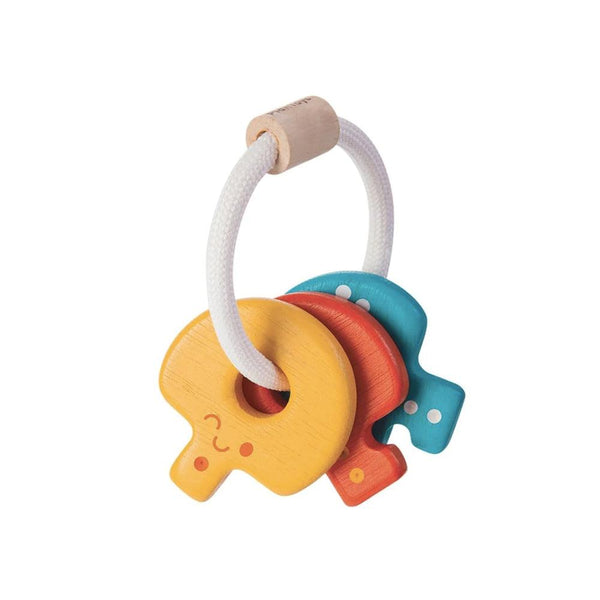 Plan Toys Baby Key Rattle--Hello-Charlie