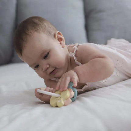 Plan Toys Baby Key Rattle - Pastel-Plan Toys-Hello Charlie