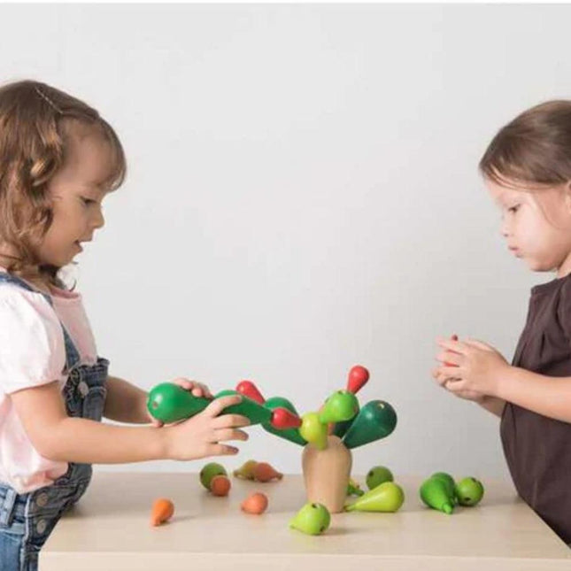 Plan Toys Cactus Wooden Balancing Blocks-Plan Toys-Hello Charlie