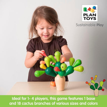Plan Toys Cactus Wooden Balancing Blocks-Plan Toys-Hello Charlie