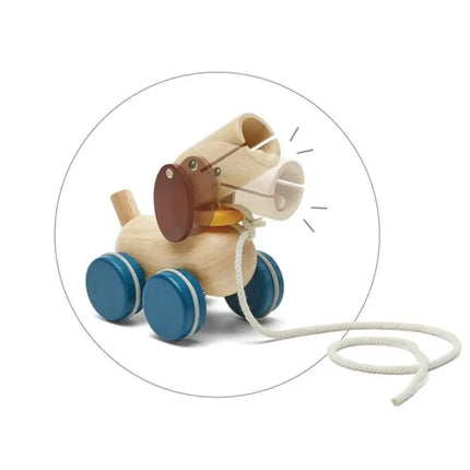 Plan Toys Push & Pull Along Toy - Puppy-Plan Toys-Hello Charlie