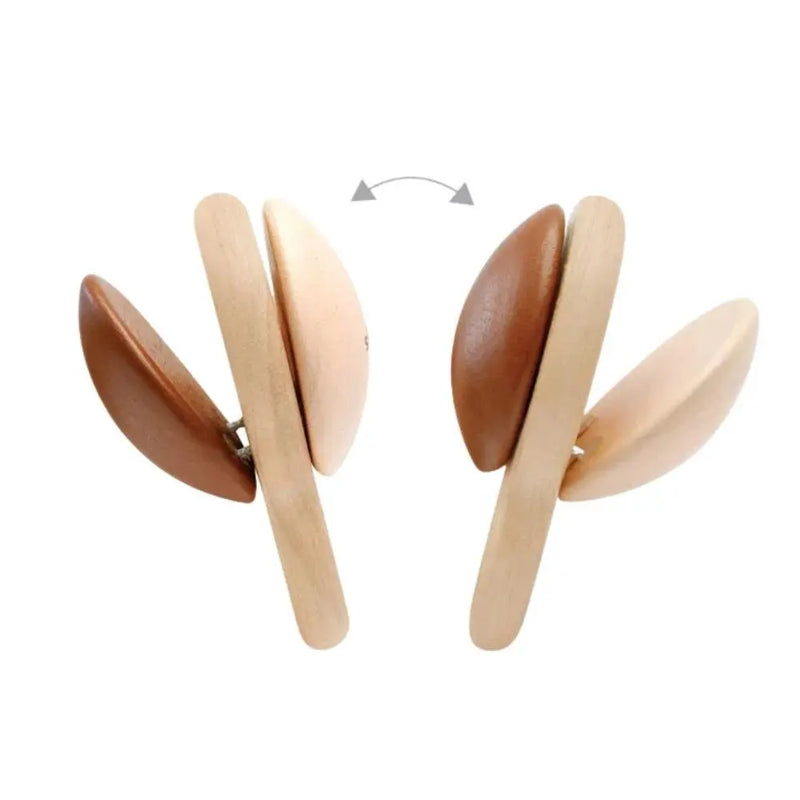 Plan Toys Shake N Clap Wooden Baby Rattle-Plan Toys-Hello Charlie