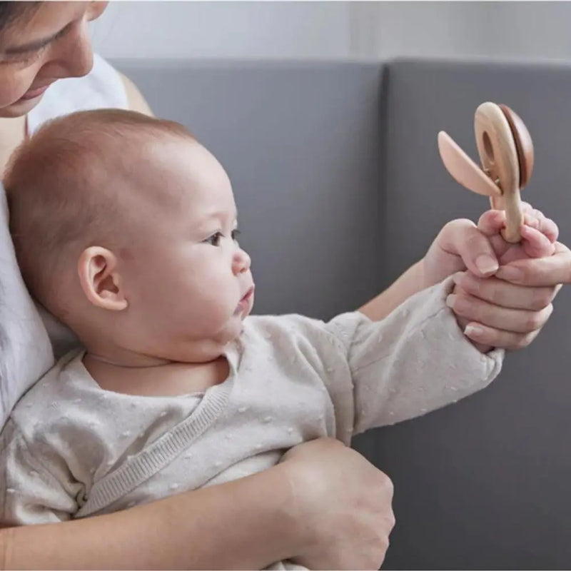 Plan Toys Shake N Clap Wooden Baby Rattle-Plan Toys-Hello Charlie