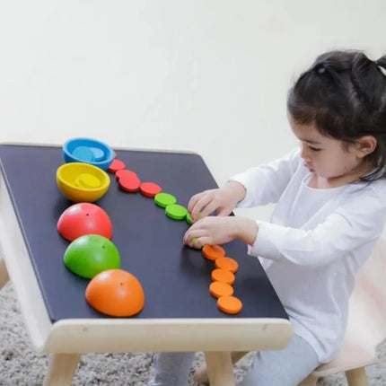 Plan Toys Sort and Count Cups-Plan Toys-Hello Charlie
