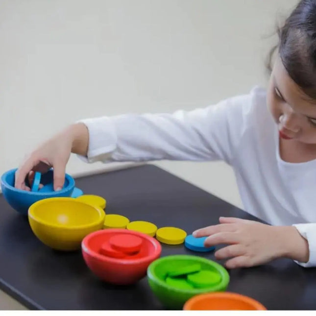 Plan Toys Sort and Count Cups-Plan Toys-Hello Charlie