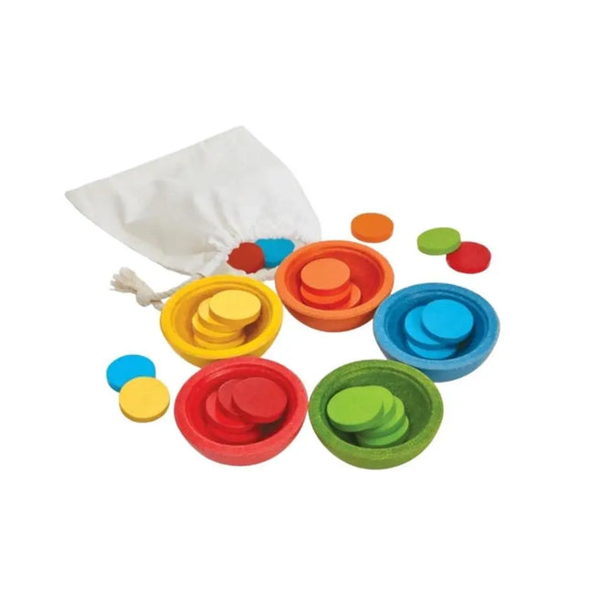 Plan Toys Sort and Count Cups-Plan Toys-Hello Charlie